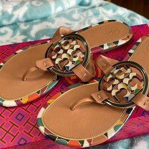 Tory Burch Sandals Multi Color